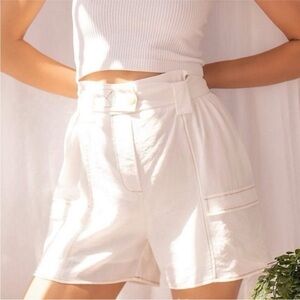NWT ANTHROPOLOGIE MOON RIVER - Cream High Waist Women's Shorts (XS,S,XL)